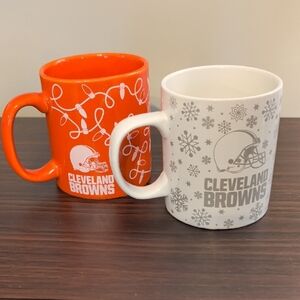 Cleveland Browns Christmas Mugs